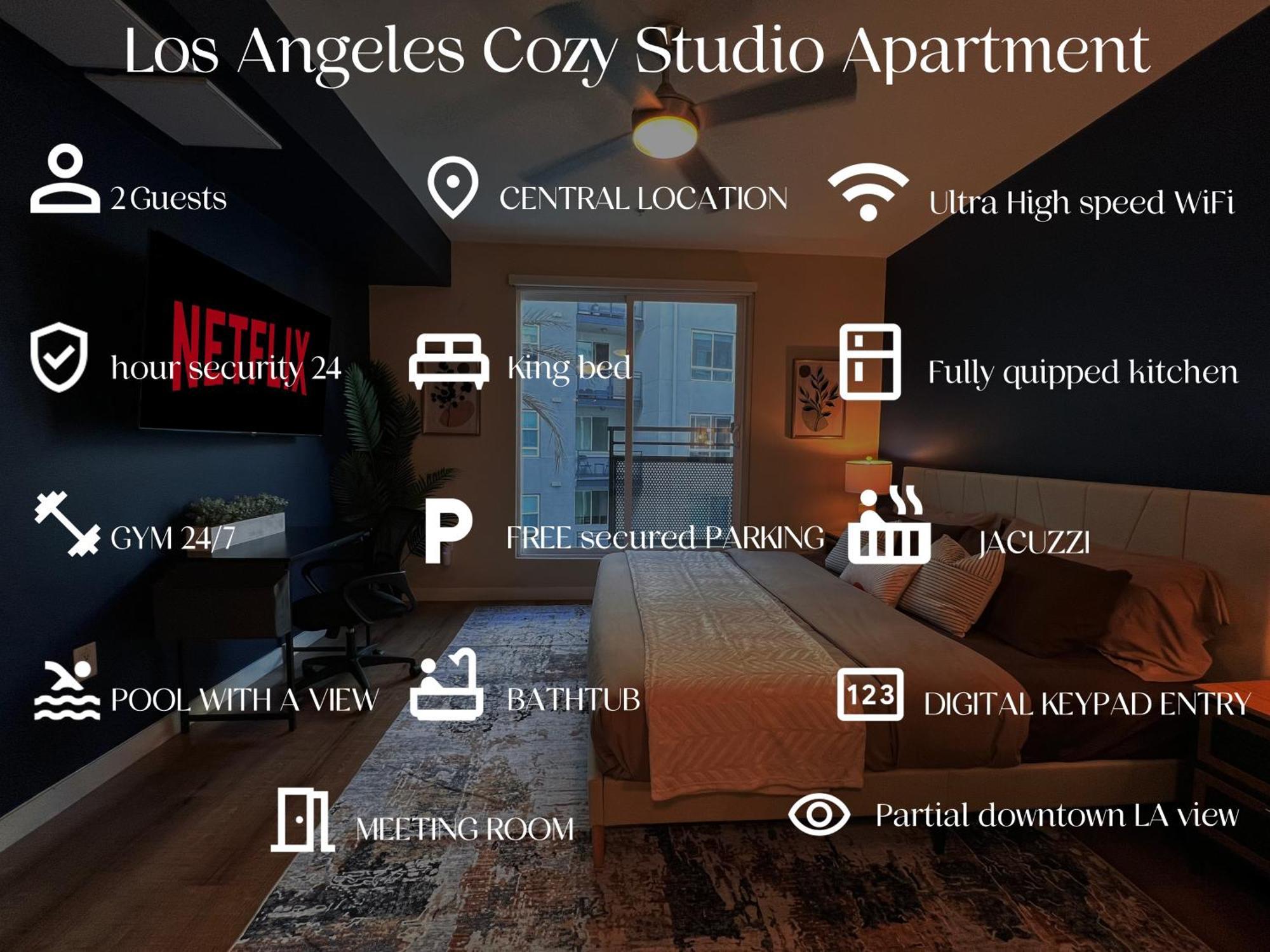 Modern Mid-century In La - Free Parking - Pool Appartement *